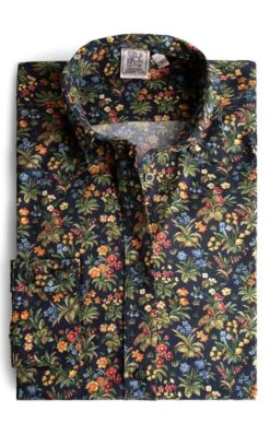 Ladies Classic Blouse<br>Made With Liberty Fabric -Denim Dreams Store TN07505BOTANICALDUSK 2