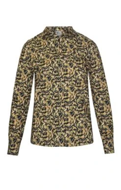 Ladies Classic Blouse<br>Made With Liberty Fabric -Denim Dreams Store TN07505CEDARACORNS 1