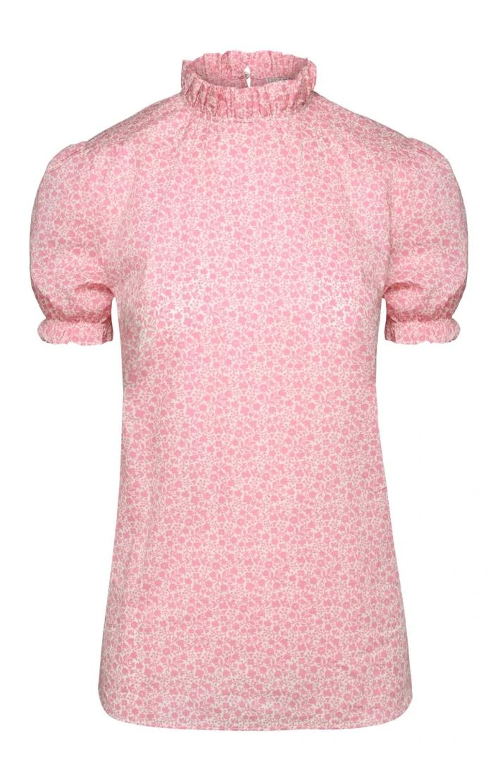 Ladies Ruffle T Shirt<br>Made With Liberty Fabric 4 Ladies Ruffle T Shirt<br>Made With Liberty Fabric - Image 2