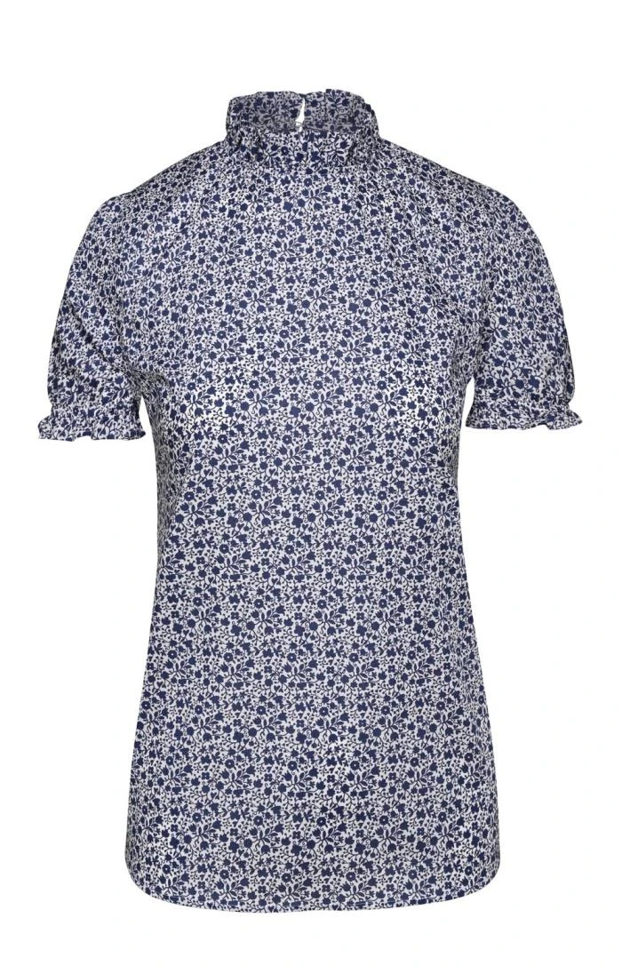 Ladies Ruffle T Shirt<br>Made With Liberty Fabric 6 Ladies Ruffle T Shirt<br>Made With Liberty Fabric - Image 4