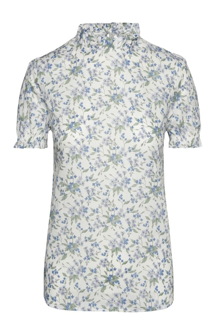 Ladies Ruffle T Shirt<br>Made With Liberty Fabric 10 Ladies Ruffle T Shirt<br>Made With Liberty Fabric - Image 8