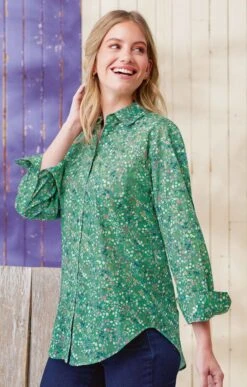 Ladies Oversize Shirt<br>Made With Liberty Fabric