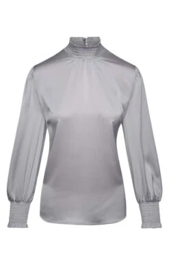 Ladies Shirred Collar Blouse