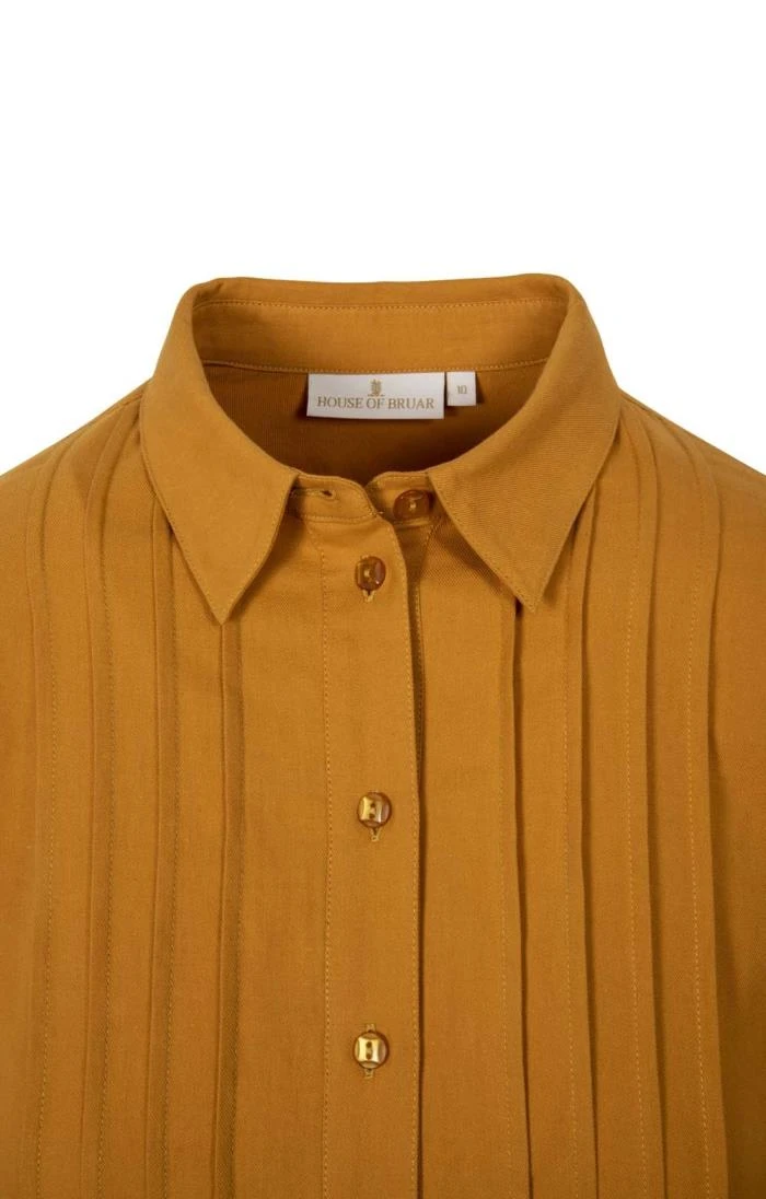 Ladies Pleated Front Pure Cotton Blouse 11 Ladies Pleated Front Pure Cotton Blouse - Image 9