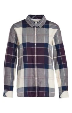 Ladies Barbour Moorland Shirt -Denim Dreams Store TN20260CLOUDBLACKCHERRY 2