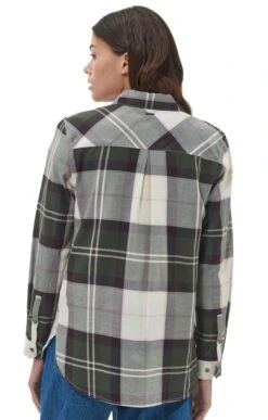 Ladies Barbour Moorland Shirt -Denim Dreams Store TN20260OLIVEBLACKCHERRY 1