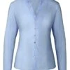Ladies Lucar Frill Collar Shirt -Denim Dreams Store TN21103BLUE