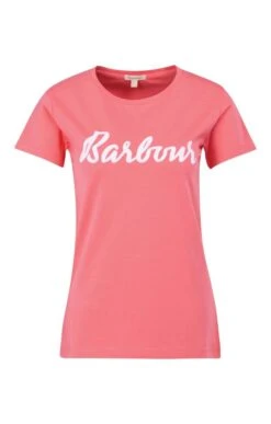 Ladies Barbour Otterburn T-Shirt -Denim Dreams Store TN22296PINKPUNCH 2
