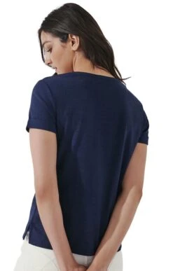 Ladies Crew Clothing Slub T-Shirt 13 Ladies Crew Clothing Slub T-Shirt -Denim Dreams Store TN23130NAVY 1