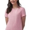 Ladies Crew Clothing Slub T-Shirt -Denim Dreams Store TN23130PINK