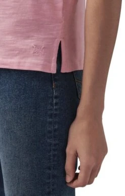 Ladies Crew Clothing Slub T-Shirt 17 Ladies Crew Clothing Slub T-Shirt -Denim Dreams Store TN23130PINK 3