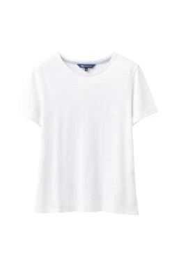 Ladies Crew Clothing Slub T-Shirt 19 Ladies Crew Clothing Slub T-Shirt -Denim Dreams Store TN23130WHITE 2