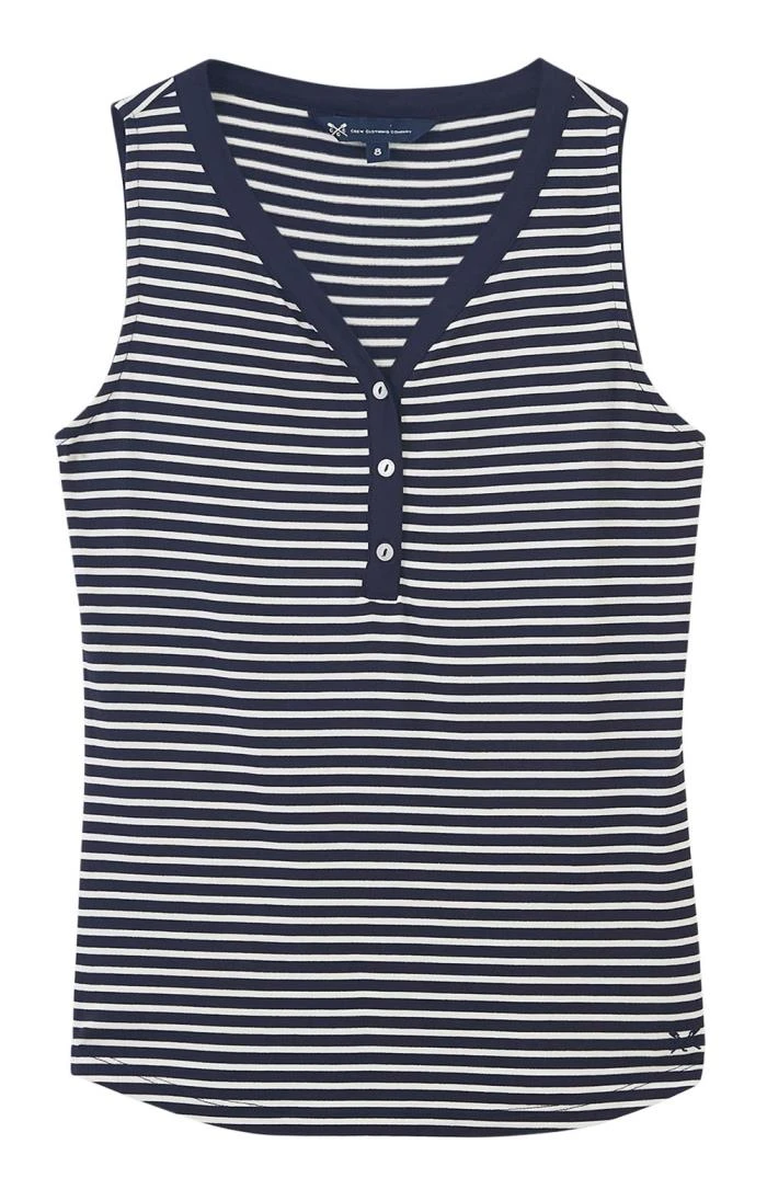 Ladies Crew Clothing Henley Vest Top 7 Ladies Crew Clothing Henley Vest Top - Image 5