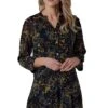 Ladies Adini Dune Tunic -Denim Dreams Store TN23292SKETCHYBLOOMBLK