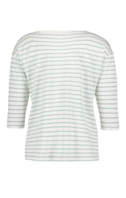 Ladies Betty Barclay Graphic Striped T-Shirt -Denim Dreams Store TN23302PETROL 1