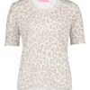 Ladies Betty Barclay Animal Print T-Shirt -Denim Dreams Store TN23305BEIGECREAM