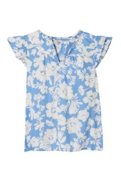 Ladies Joules Lorena Shirt 7 Ladies Joules Lorena Shirt -Denim Dreams Store TN23808BLUEFLORAL 2