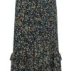 Ladies Chiffon Frill Skirt -Denim Dreams Store TN30025MOONLIGHTMIDNIGHT