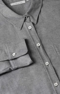 Ladies Eterna Plain Warm Handle Shirt -Denim Dreams Store TN65031GREY 1