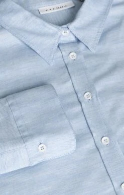 Ladies Eterna Plain Warm Handle Shirt -Denim Dreams Store TN65031PALEBLUE 1