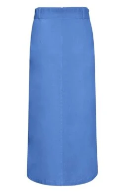 Ladies Chino Long Skirt -Denim Dreams Store TQ11012MIDBLUE 3