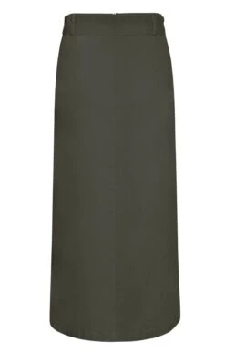 Ladies Chino Long Skirt -Denim Dreams Store TQ11012OLIVE 3