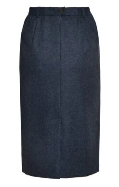 Ladies Flannel Tailored Skirt -Denim Dreams Store TQ11104AEGEANBLUE 3