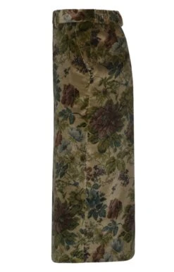 Ladies Tailored Velvet Skirt -Denim Dreams Store TQ11116VICTORIANFLORAL 1