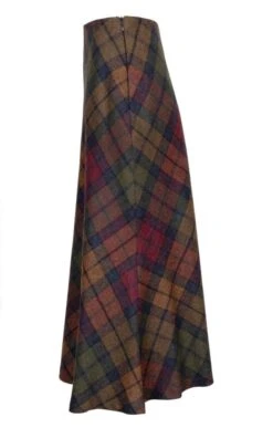 Ladies Tweed Bias Skirt -Denim Dreams Store TQ11120AUTUMNHEATHERCHK 2