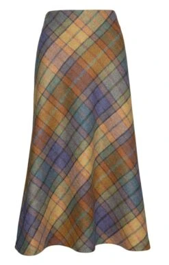 Ladies Tweed Bias Skirt -Denim Dreams Store TQ11120HIGHLANDDAWN 1