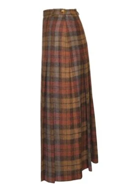 Ladies Tweed Horn Button Skirt -Denim Dreams Store TQ11131WEATHEREDBOTHY 2