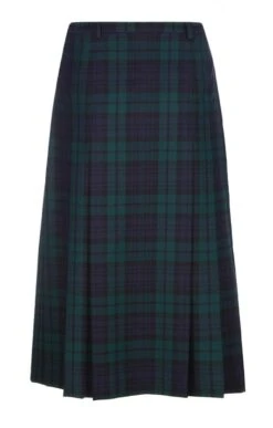 Ladies Gold Button Skirt -Denim Dreams Store TQ11225BLACKWATCH 3