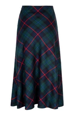 Ladies Plaid Bias Skirt -Denim Dreams Store TQ11255CAMPBELLCAWDOR 3
