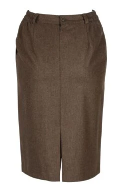 Ladies Classic Flannel Skirt 11 Ladies Classic Flannel Skirt -Denim Dreams Store TQ11265BROWNMEL 3