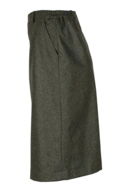 Ladies Classic Flannel Skirt 12 Ladies Classic Flannel Skirt -Denim Dreams Store TQ11265LODEN 1