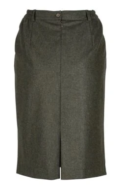 Ladies Classic Flannel Skirt 13 Ladies Classic Flannel Skirt -Denim Dreams Store TQ11265LODEN 2