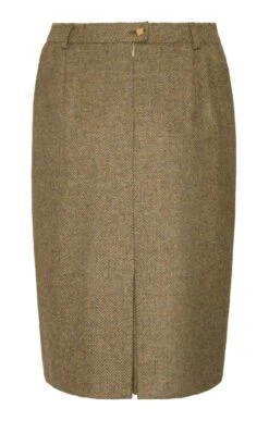 Ladies Classic Tweed Skirt 10 Ladies Classic Tweed Skirt -Denim Dreams Store TQ11275LOVATBROWNHB 2