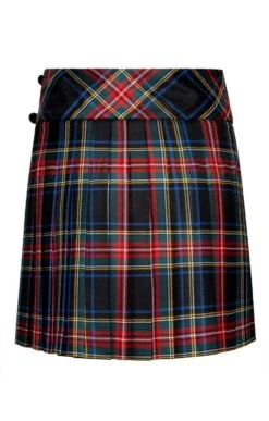 Ladies Plaid Short Kilt -Denim Dreams Store TQ11280BLACKSTEWART 2