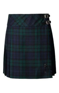 Ladies Plaid Short Kilt -Denim Dreams Store TQ11280BLACKWATCH 1