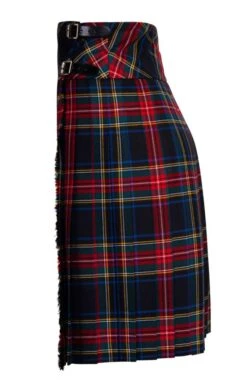 Ladies Plaid Kilt -Denim Dreams Store TQ11285BLACKSTEWART 2