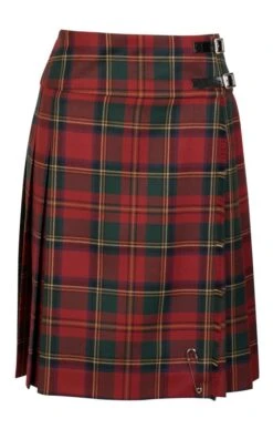 Ladies Plaid Kilt -Denim Dreams Store TQ11285MUTEDRED 1