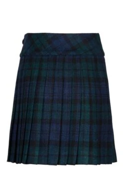 Ladies Harris Tweed 18 Inch Kilt -Denim Dreams Store TQ11316BLACKWATCH 2