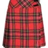 Ladies Harris Tweed 18 Inch Kilt -Denim Dreams Store TQ11316REDSTEWART