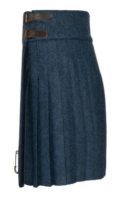 Ladies Short Tweed Kilt 19 Ladies Short Tweed Kilt -Denim Dreams Store TQ11340MIDNIGHTBLUEHB 1