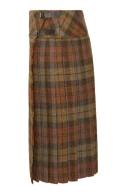 Ladies Long Tweed Kilt -Denim Dreams Store TQ11345WEATHEREDBOTHY 1