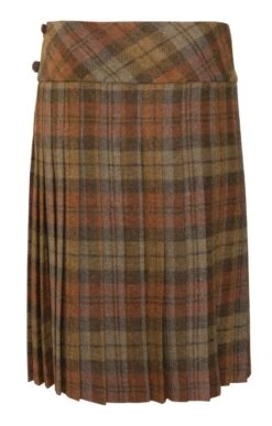 Ladies Long Tweed Kilt -Denim Dreams Store TQ11345WEATHEREDBOTHY 2