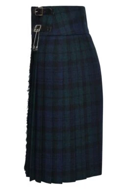 Ladies Harris Tweed Kilt -Denim Dreams Store TQ11346BLACKWATCH 2