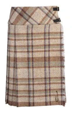 Ladies Harris Tweed Kilt -Denim Dreams Store TQ11346MOSSEDIRIS 1