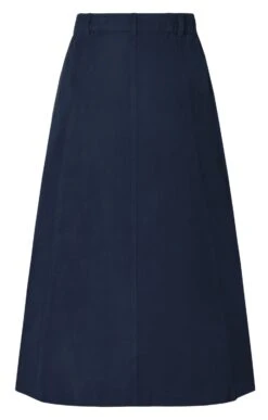 Ladies Moleskin Long Skirt -Denim Dreams Store TQ12016ANCBLUE 2