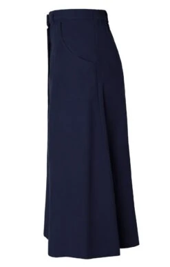 Ladies Moleskin Long Skirt -Denim Dreams Store TQ12016NAVY 2